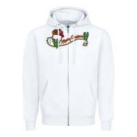White merry christmas western Zipper Hoodie - CowhideDigitalArt