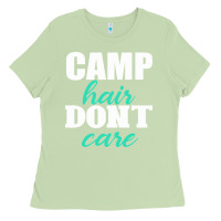 Matcha Camp Hair Don't Care Black Ladies Tee - Bettercallsaul