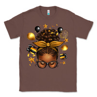 Chestnut new year's eve afro messy bun Classic Tee - texasbilliewilder