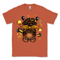 New Year's Eve Afro Messy Bun Classic Tee | Teevron