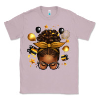 Lilac new year's eve afro messy bun Classic Tee - texasbilliewilder