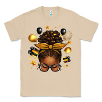 Mushroom new year's eve afro messy bun Classic Tee - texasbilliewilder