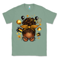 Sage new year's eve afro messy bun Classic Tee - texasbilliewilder