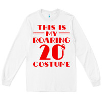 White halloween roaring 20s costume Long Sleeve Tee - trangStudio