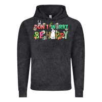 Vintage Black Don't worry be hoppy Easter Day Vintage Hoodie - HowdyJamesFarm