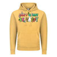 Vintage Mustard Don't worry be hoppy Easter Day Vintage Hoodie - HowdyJamesFarm