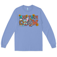 Colony Blue med tech crew Long Sleeve Tee - OliviaCreatesArt
