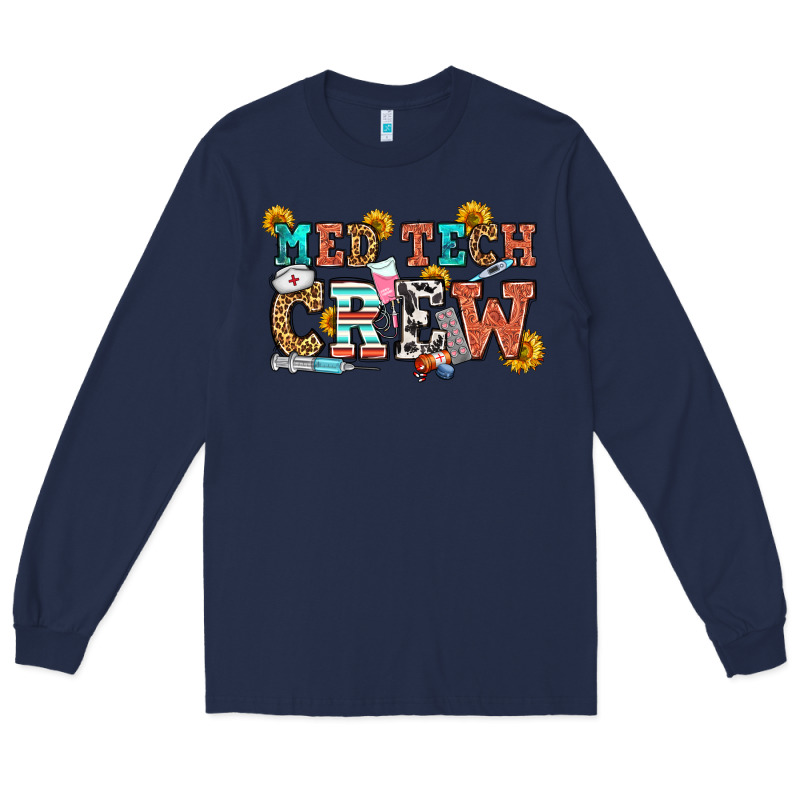 Med Tech Crew Long Sleeve Tee by OliviaCreatesArt | Teevron