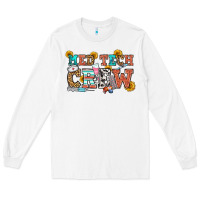 White med tech crew Long Sleeve Tee - OliviaCreatesArt