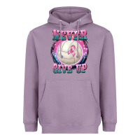 Lavender never give up Heavyweight Hoodie - BarkalooDesign