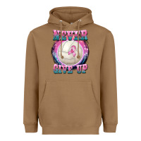 Toasted Coconut never give up Heavyweight Hoodie - BarkalooDesign