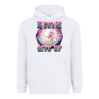 White never give up Heavyweight Hoodie - BarkalooDesign