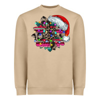Serape And Leopard Christmas Heavyweight Sweatshirt | Teevron