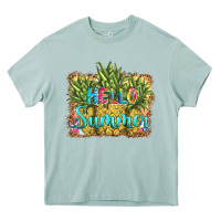 Arona hello summer pineapple Heavy Core Tee - BarkalooDesign