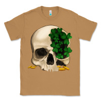 Toasted Coconut St patrick's day Skull with clovers Classic Tee - Jasminsmagicworld