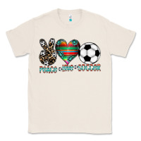 Natural peace love soccer Classic Tee - CowhideDigitalArt