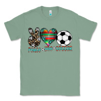 Sage peace love soccer Classic Tee - CowhideDigitalArt