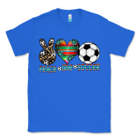 True Royal peace love soccer Classic Tee - CowhideDigitalArt