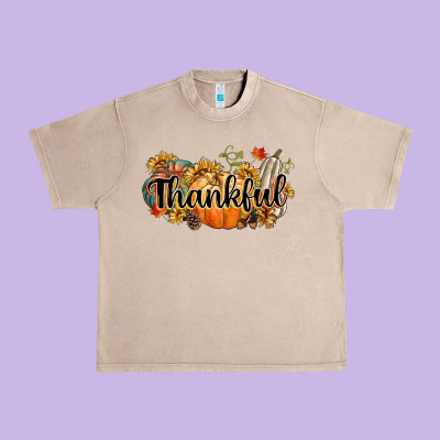 Thankful Urban Heavy Tee Designed By Cowgirlartshop