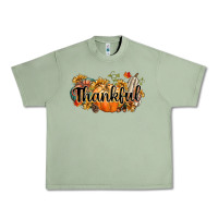 Oil Green thankful Urban Heavy Tee - CowGirlArtShop
