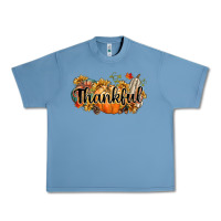 Pebble Blue thankful Urban Heavy Tee - CowGirlArtShop