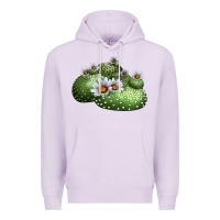Lilac Blossfeldia Cactus Premium Hoodie - LillyAllenDesigns