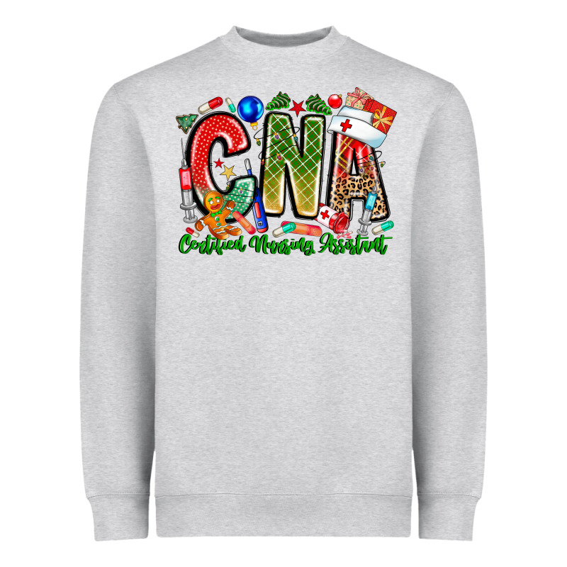 Christmas Cna Heavyweight Sweatshirt by CowhideDigitalArt | Teevron