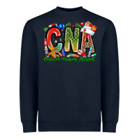 Navy Christmas CNA Heavyweight Sweatshirt - CowhideDigitalArt