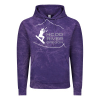 Cloud Purple Kiteboarding Hood River Oregon, Kitesurfing Vintage Hoodie - trangStudio