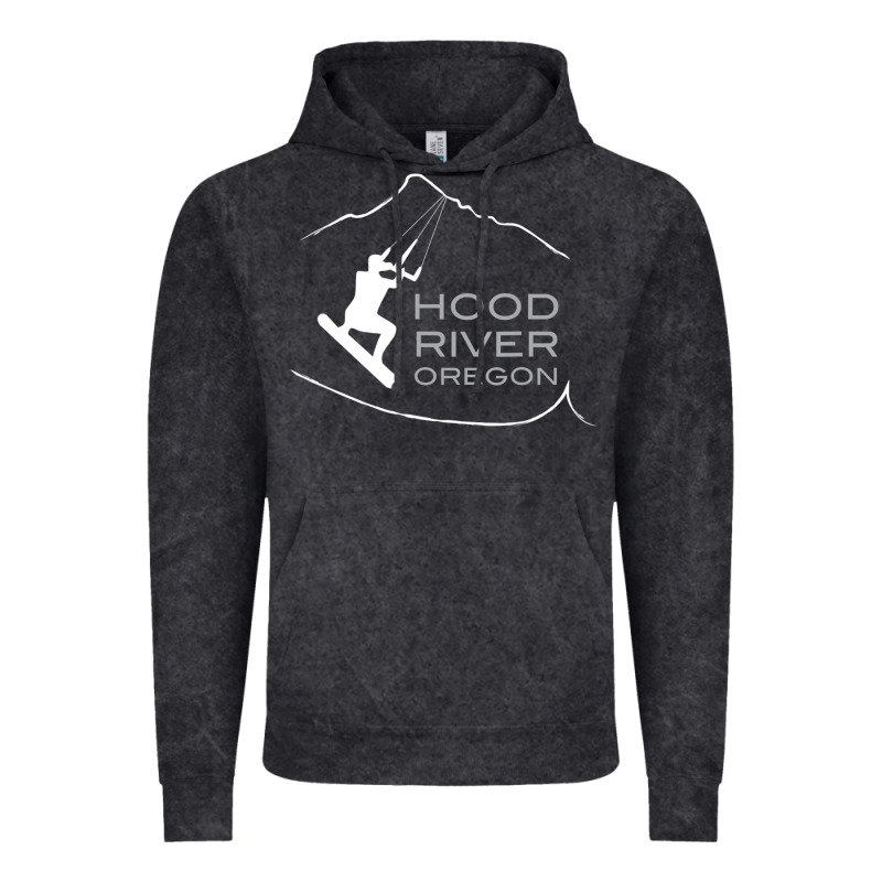 Kiteboarding Hood River Oregon, Kitesurfing Vintage Hoodie by trangStudio | Teevron