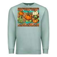 Seafoam fall pumpkin Premium Sweatshirt - BarkalooDesign