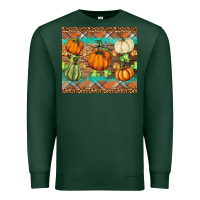 Sports Green fall pumpkin Premium Sweatshirt - BarkalooDesign