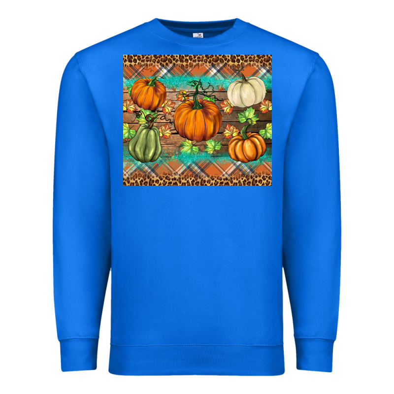 Fall Pumpkin Premium Sweatshirt by BarkalooDesign | Teevron