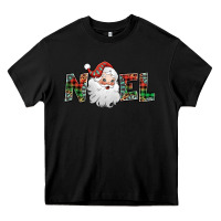 Black noel santa claus Heavy Core Tee - Jasminsmagicworld