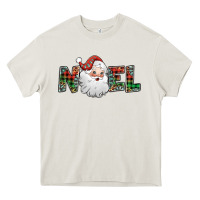 Cream noel santa claus Heavy Core Tee - Jasminsmagicworld