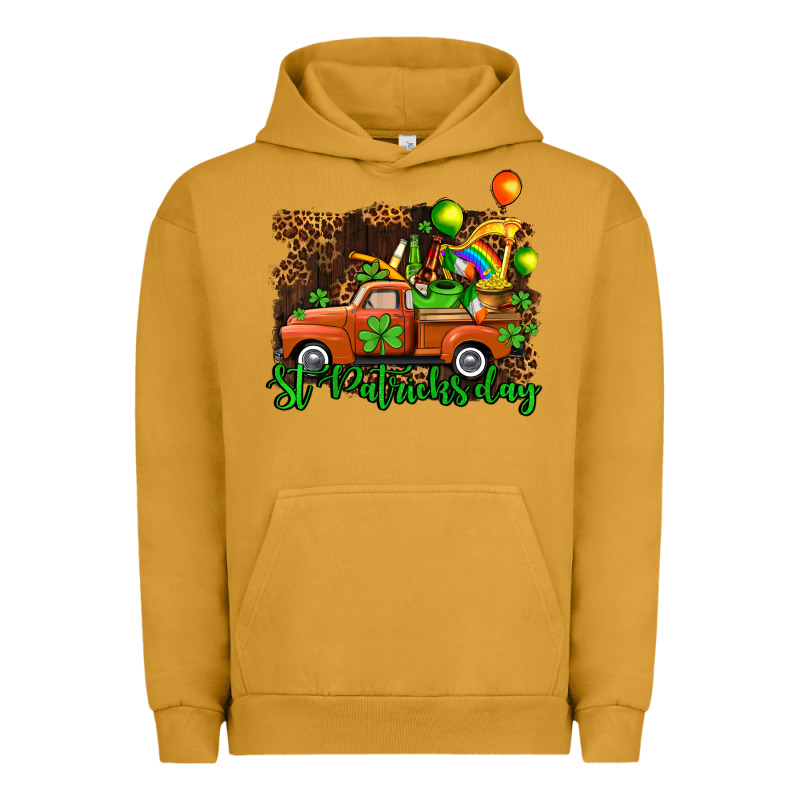 St Patricks Day Loads Of Truck Urban Hoodie by AdoDesignShop | Teevron
