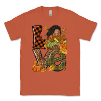 Copper Love Fall with afro woman Classic Tee - NancyCooperArtShop