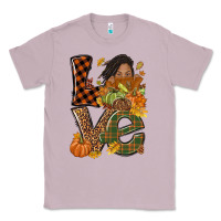 Lilac Love Fall with afro woman Classic Tee - NancyCooperArtShop