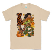 Mushroom Love Fall with afro woman Classic Tee - NancyCooperArtShop