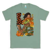 Sage Love Fall with afro woman Classic Tee - NancyCooperArtShop