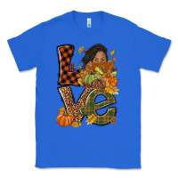 True Royal Love Fall with afro woman Classic Tee - NancyCooperArtShop