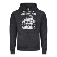 Vintage Black Yes I Do Have A Retirement Plan Farming Funny Farmer Gift Vintage Hoodie - trangStudio