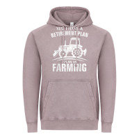 Vintage Zinc Yes I Do Have A Retirement Plan Farming Funny Farmer Gift Vintage Hoodie - trangStudio