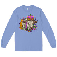Colony Blue charolais mardi gras Long Sleeve Tee - OliviaCreatesArt