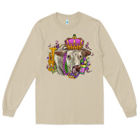 Mushroom charolais mardi gras Long Sleeve Tee - OliviaCreatesArt