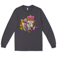 Smoke charolais mardi gras Long Sleeve Tee - OliviaCreatesArt