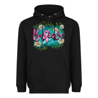 Black breast cancer believe Heavyweight Hoodie - BarkalooDesign