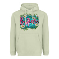 Matcha breast cancer believe Heavyweight Hoodie - BarkalooDesign