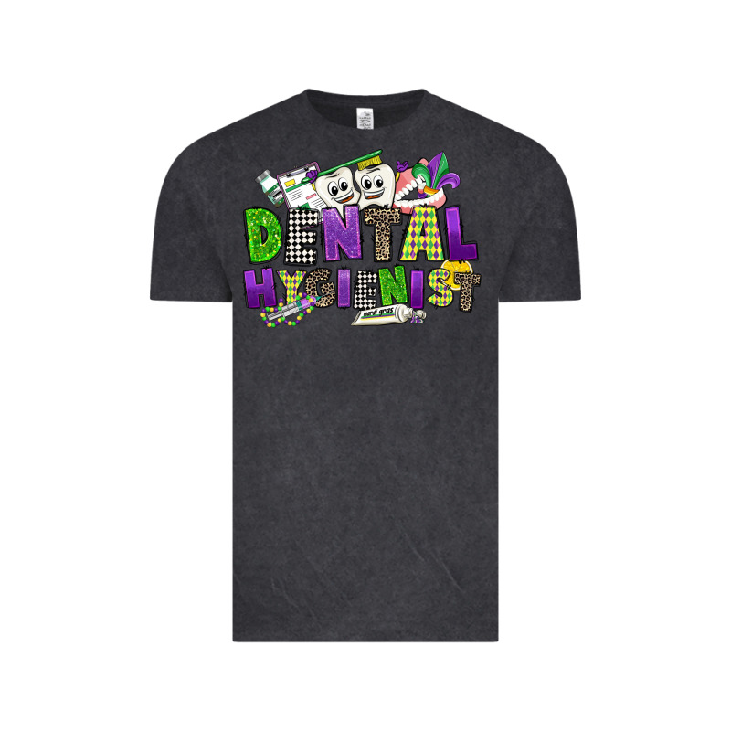 Dental Hygienest Mardi Gras Vintage Tee by CowGirlArtShop | Teevron