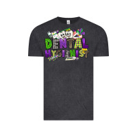 Vintage Black dental hygienest mardi gras Vintage Tee - CowGirlArtShop